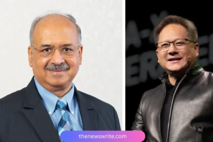 Dilip Shanghvi and Jensen Huang