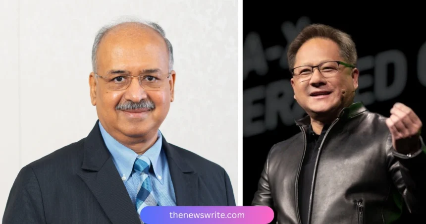 Dilip Shanghvi and Jensen Huang